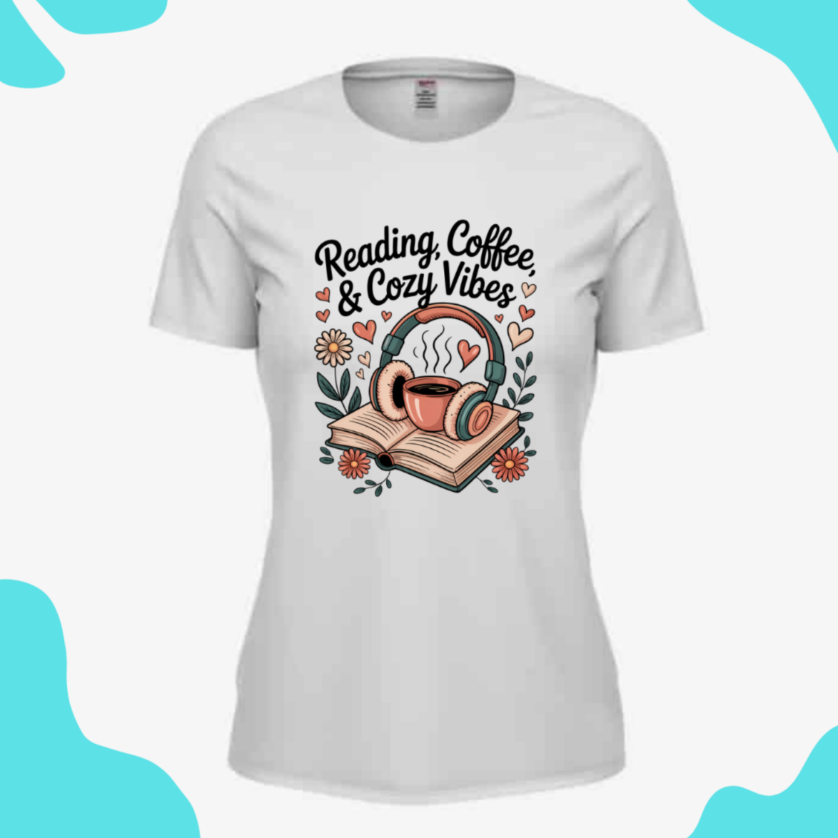 Short Sleeve Shirt - Reading and Coffee