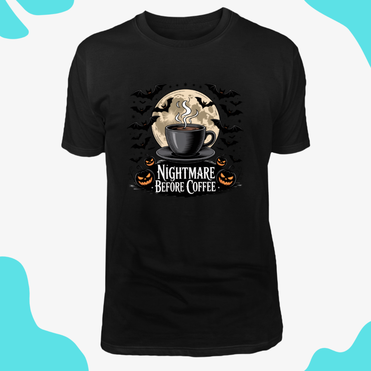 Short Sleeve Shirt Nightmare Before Coffee