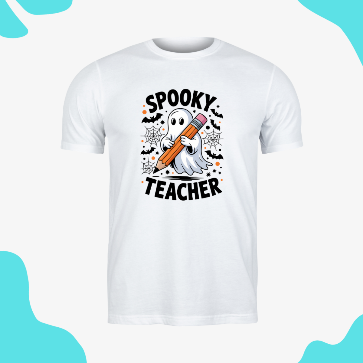 Short Sleeve Shirt Spooky Teacher