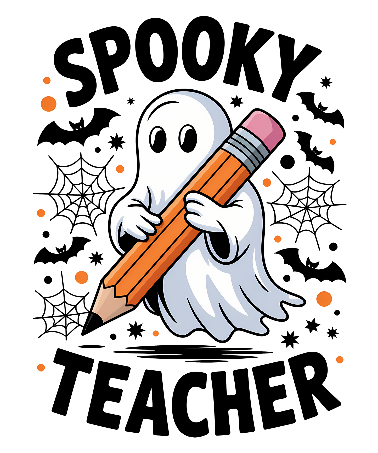 Short Sleeve Shirt Spooky Teacher