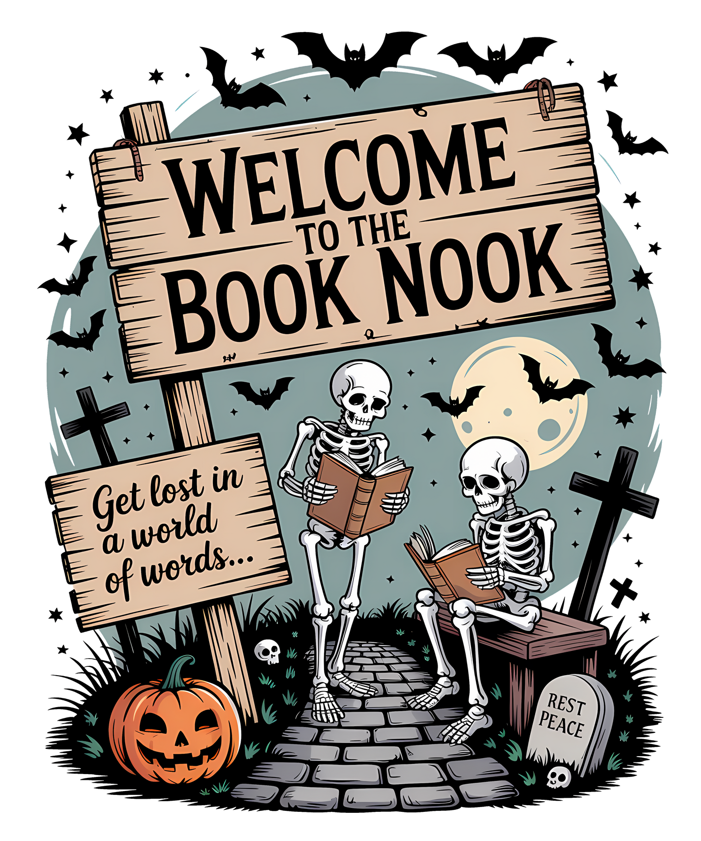 Short Sleeve Shirt Book Nook