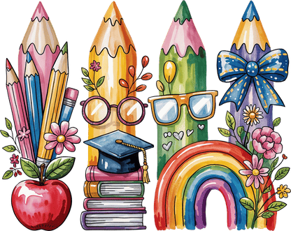 Short Sleeve Shirt - Crayons