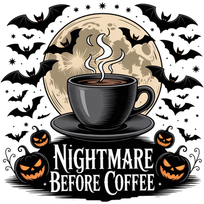Short Sleeve Shirt Nightmare Before Coffee