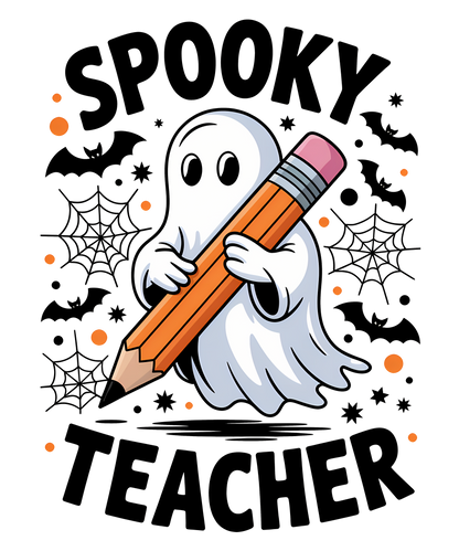 Short Sleeve Shirt Spooky Teacher