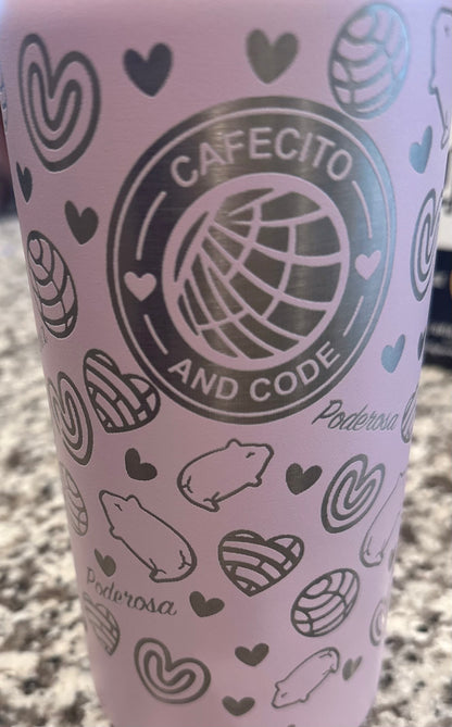 Cafecito Collection Laser Engraved Tumblers