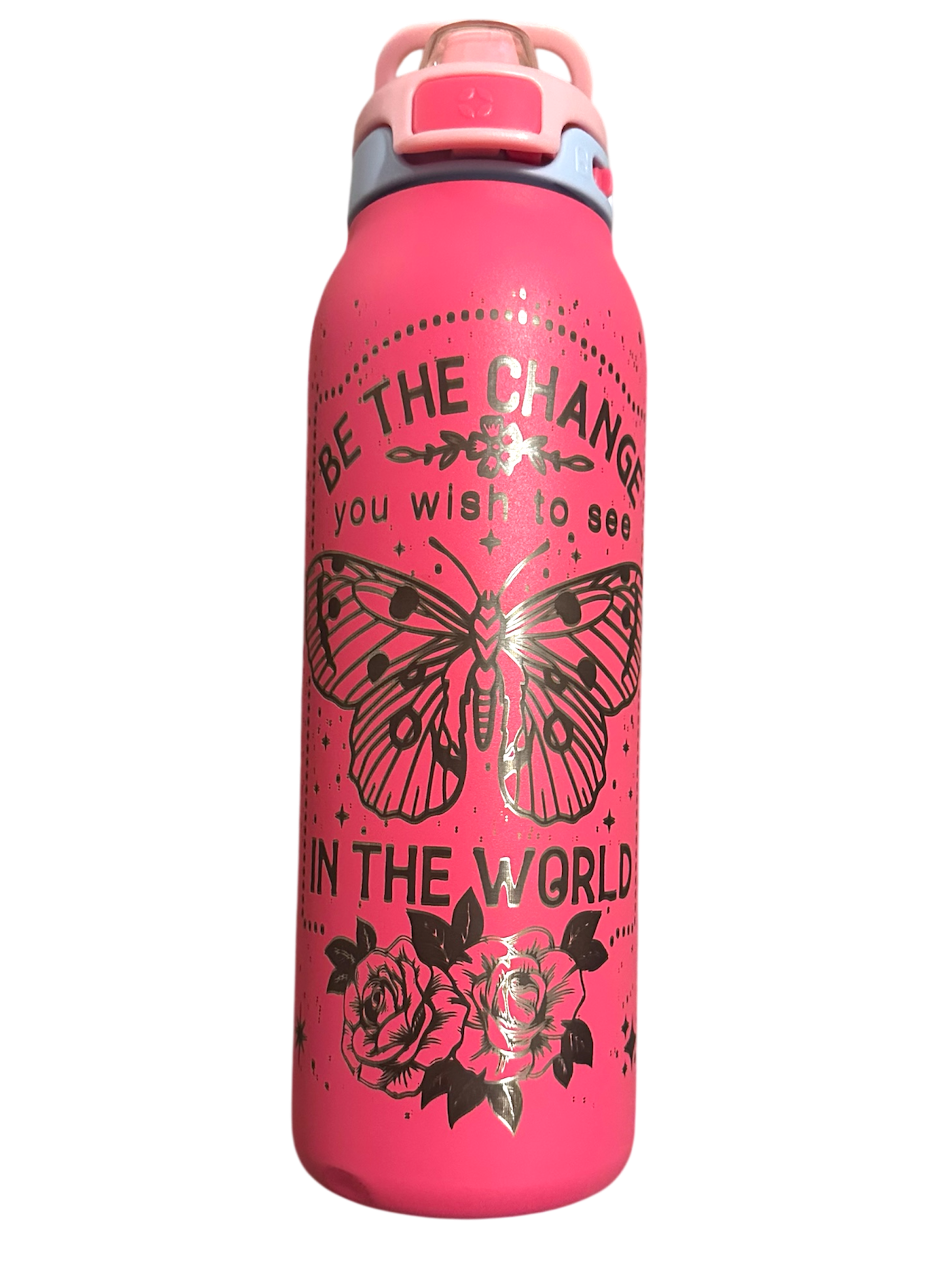 Be the Change you Wish to See - Laser Engraved Tumbler