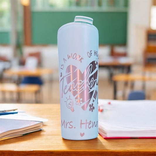 Is a Work of Heart Teacher- Tumbler