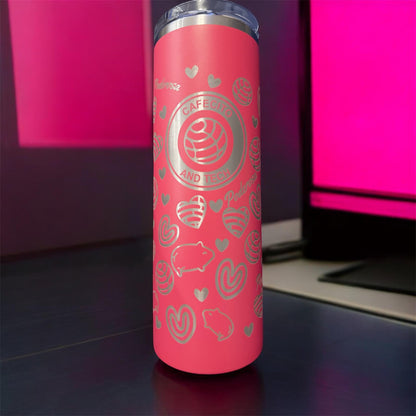 Cafecito & Tech Laser Engraved Tumbler