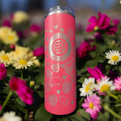 Cafecito & Tech Laser Engraved Tumbler