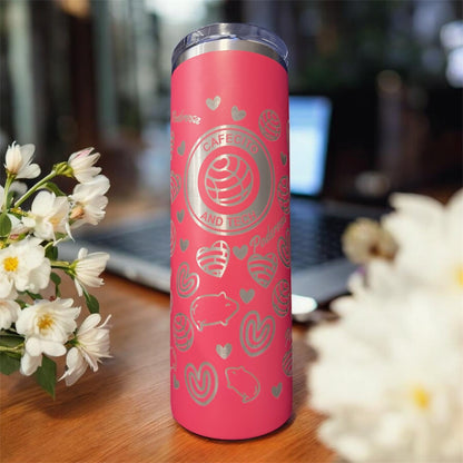 Cafecito & Tech Laser Engraved Tumbler