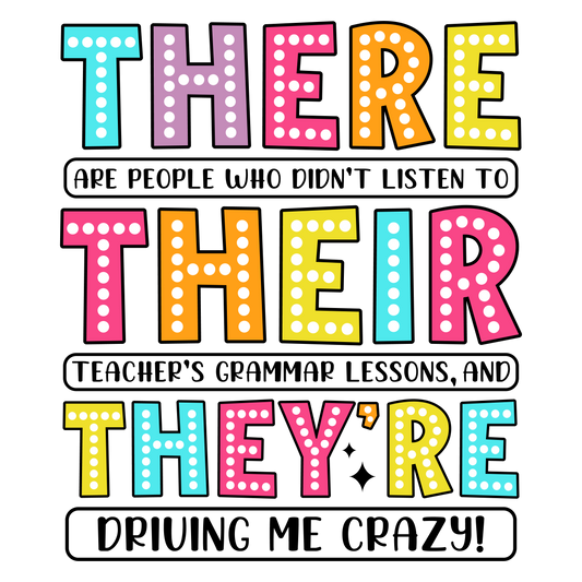 Short Sleeve - There, Their, They're